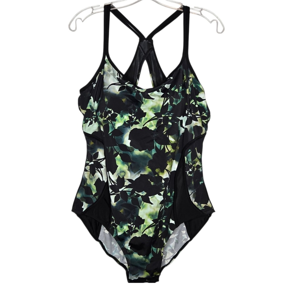 Swimsuits For All Aquabelle‎ One Piece Size 20 Chlorine Resistant Floral NWT